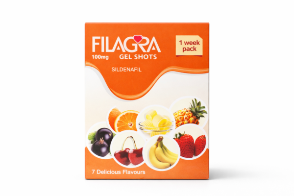 FILAGRA Gel Shots with fruit flavors
