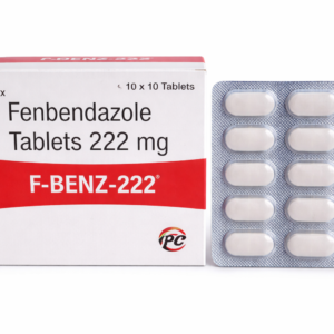 Fenbendazole 222mg tablets and packaging