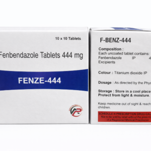 Fenbendazole tablet packaging close-up