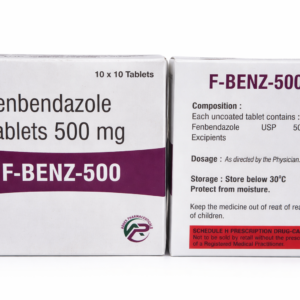 Fenbendazole tablets packaging close-up