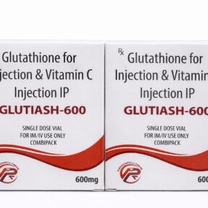 Glutiash-600 injection combipacks on display