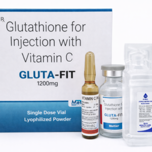 Medical vials and Glutathione box setup
